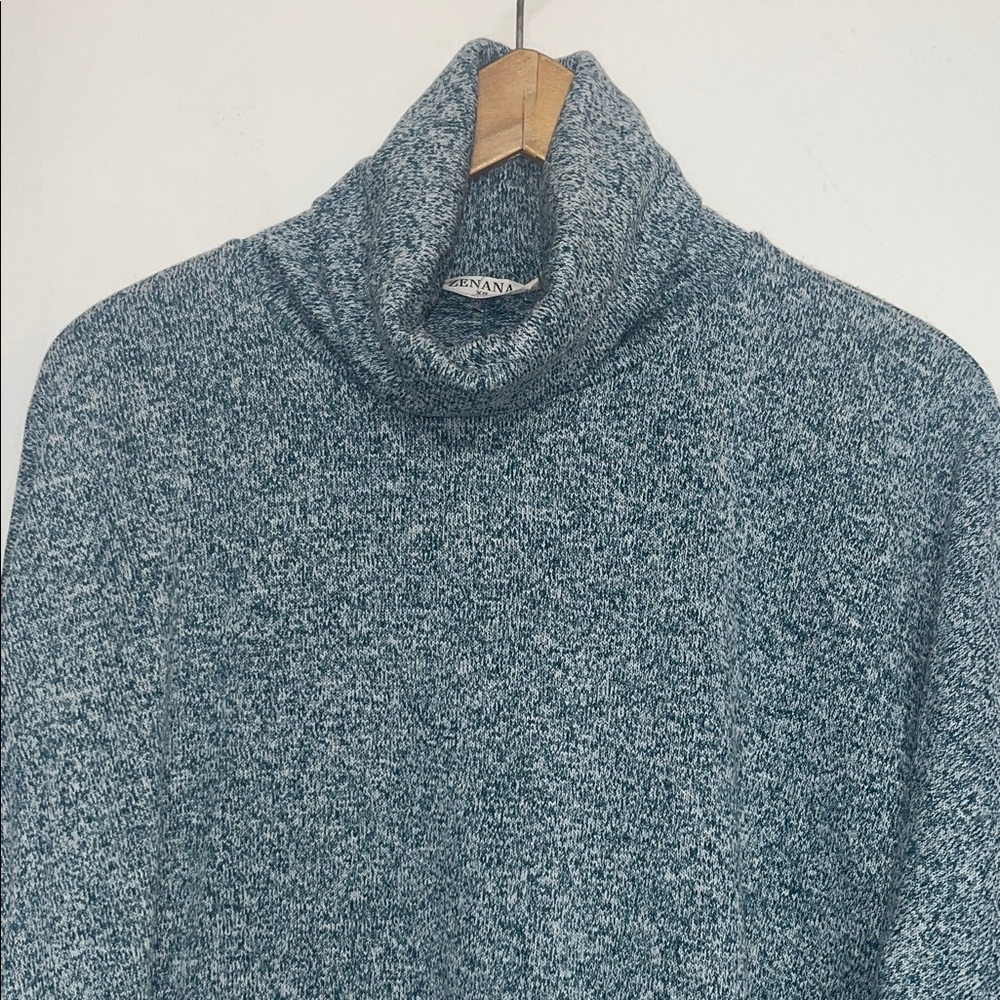 Zenana XS Oversized Cowl neck cozy warm Sweater Like New Trendy - Picture 3 of 8